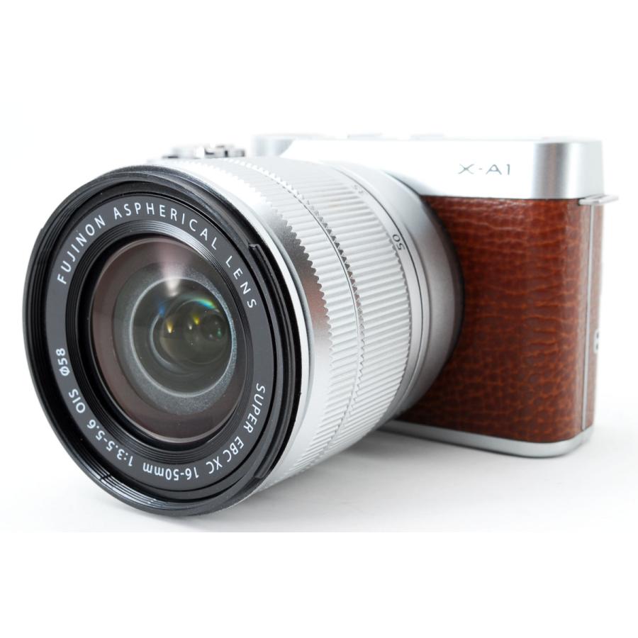 □ 美品 □ FUJIFILM X-A1 ダブルズームレンズキット ブラウン