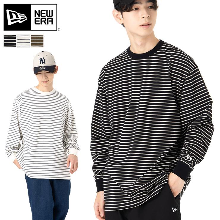 NEW ERA（ニューエラ） 長袖Tシャツ オーバーサイズ ボーダー
