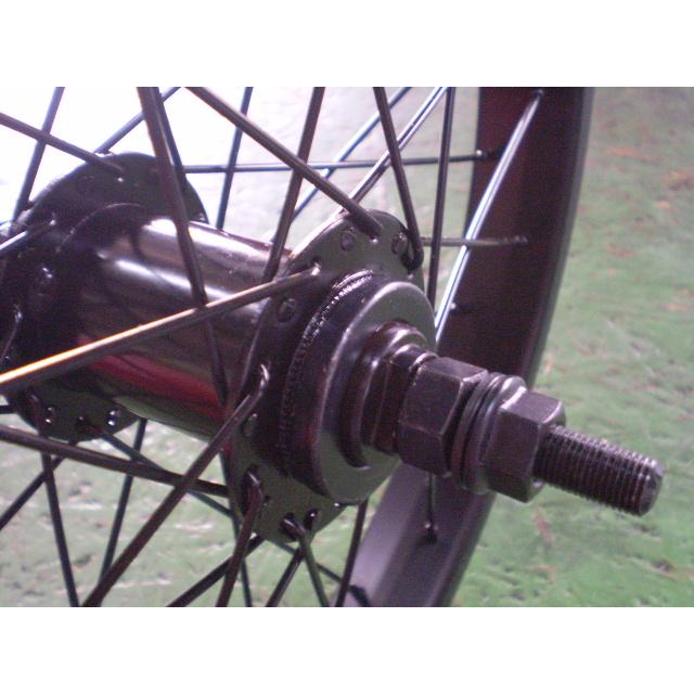 16インチ用 フリーコースターハブ 36H リア完組ホイール : カプリ部品