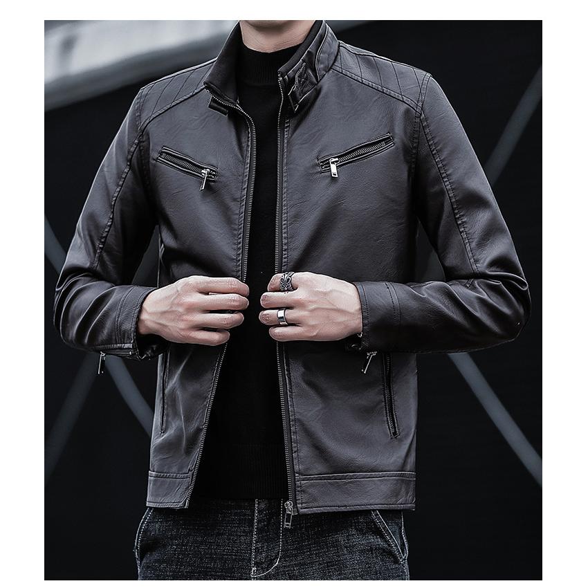 モーターサイクルジェニュインシープスキンレザージャケット! 全4色