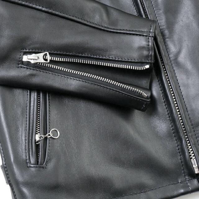 Schott（ショット）#641 シングルライダース ジャケット 3POCKETS 詰襟