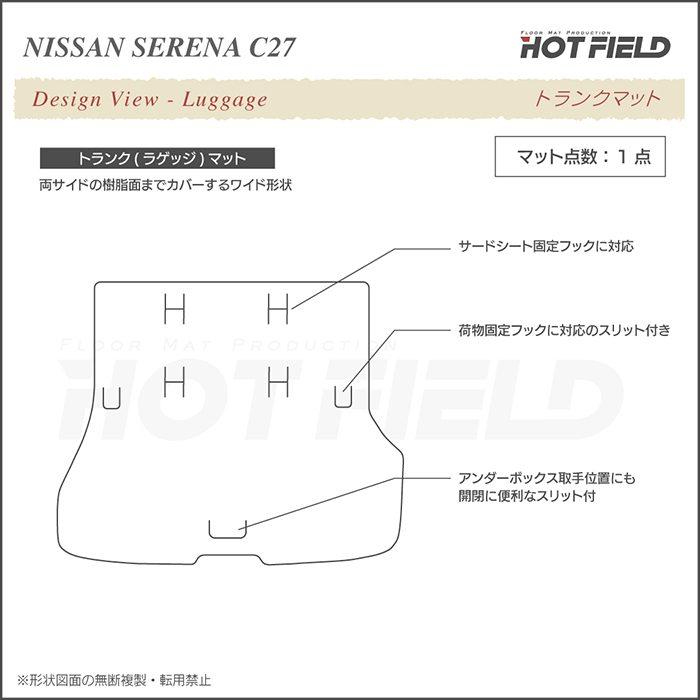 日産（NISSAN） 新型 セレナ フロアマット＋ステップマット＋トランク