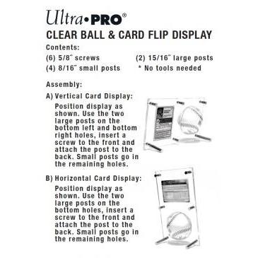 Ultra・PRO（ウルトラプロ） クリア ベースボール＆カード フリップ