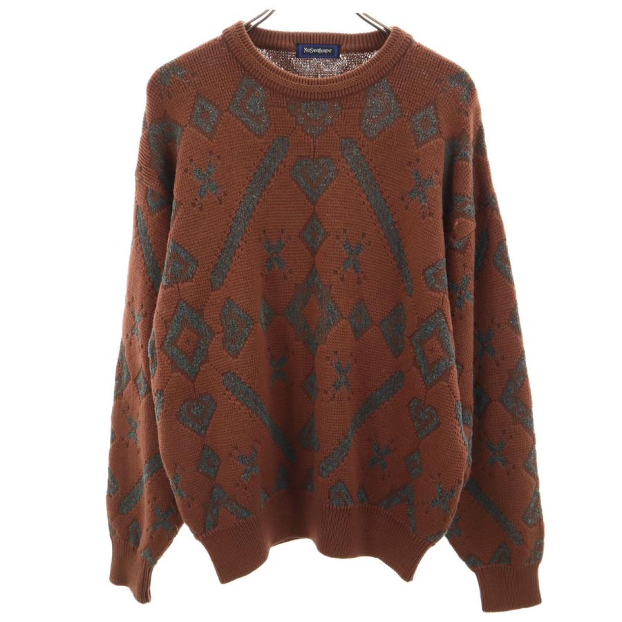 Yves Saint Laurent（イヴ・サンローラン） 90s オールド 総柄 長袖