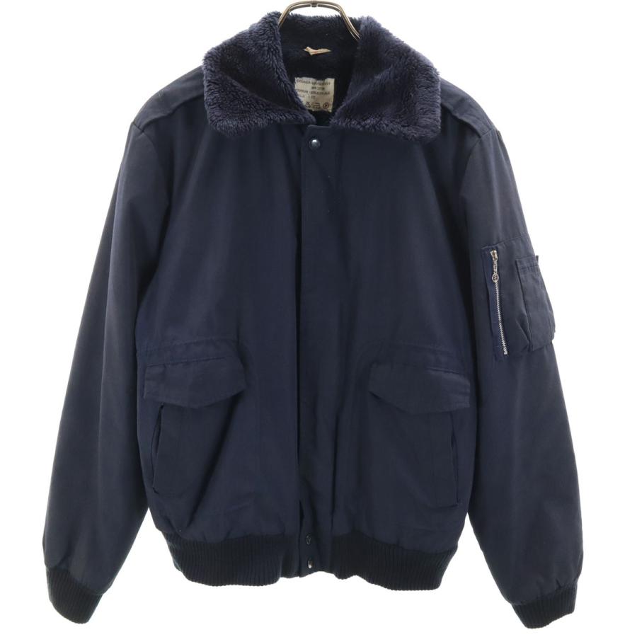 70s 80s ヴィンテージ G-1 フライトジャケット 50 ネイビー メンズ