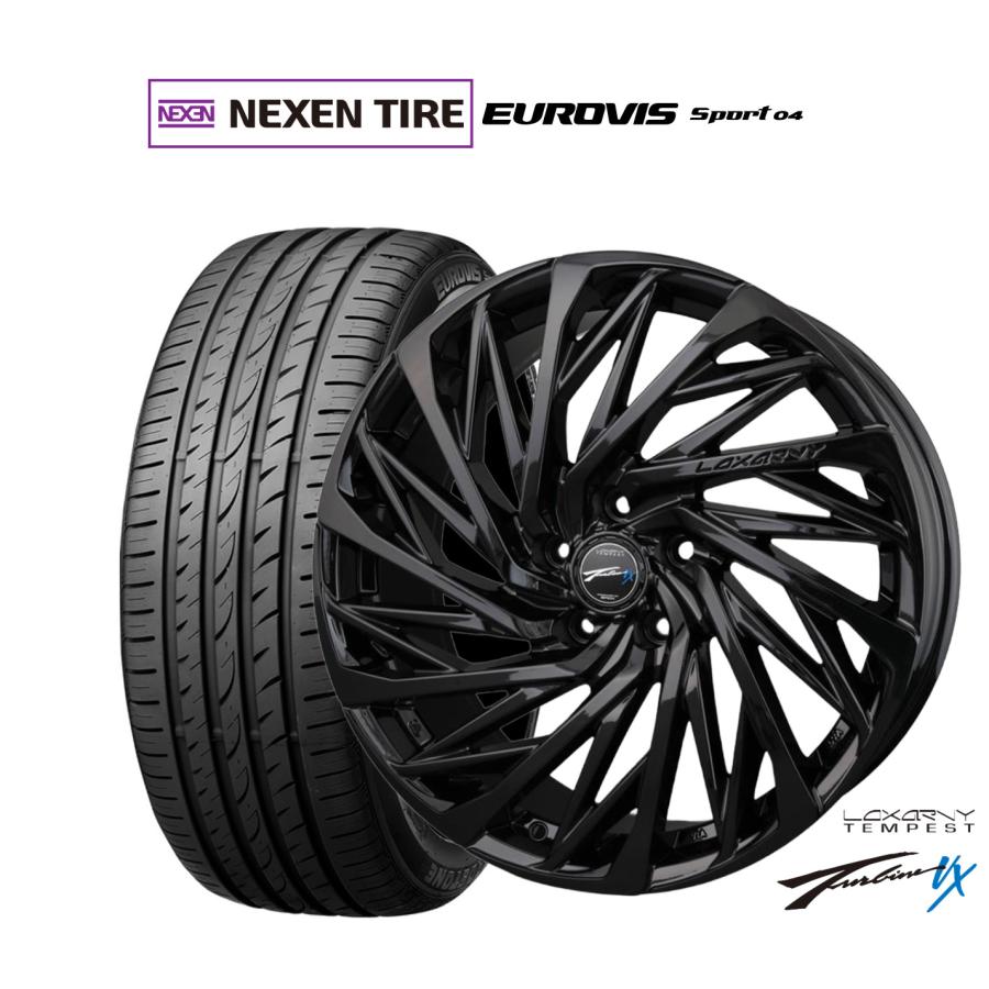 ロクサーニ サマータイヤ ホイール4本セット BADX テンペストタービン