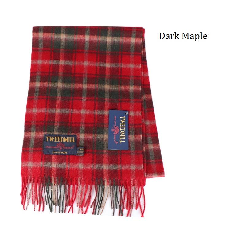 TWEED MILL（ツイードミル） ラムウール マフラー タータンチェック