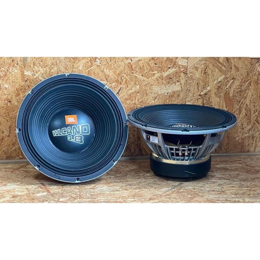 ペア JBL VULCANO 3.8 15インチ ミッド ウーファー スピーカー ハイ