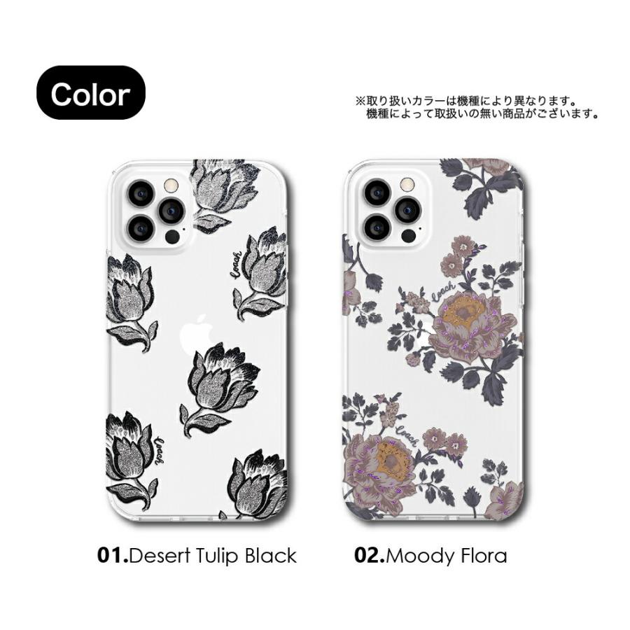 COACH（コーチ） iphone12promax ケース 花柄 ブランド クリア 耐衝撃