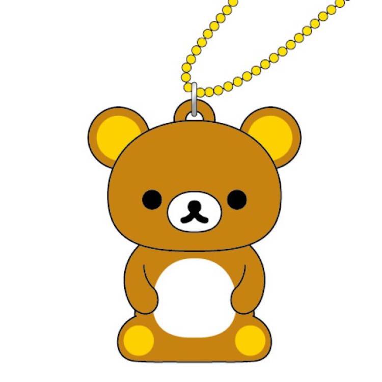 リラックマ PVCマスコット 立体マスコット ダイカット ボールチェーン