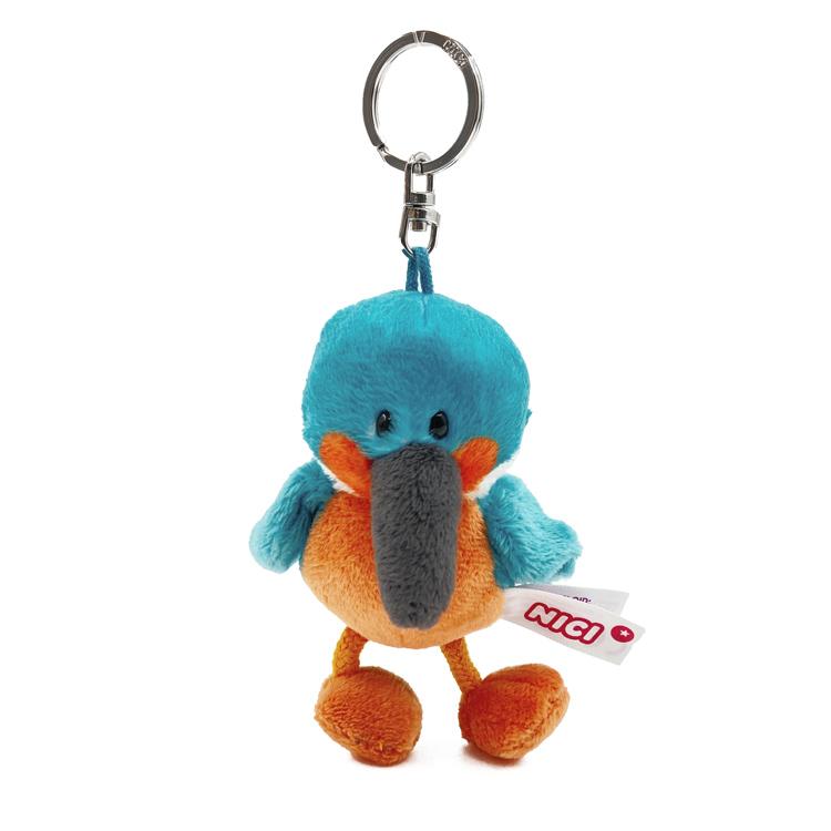 NICI ビーンバッグ カワセミ 10cm 鳥 BB キーリング ニキ