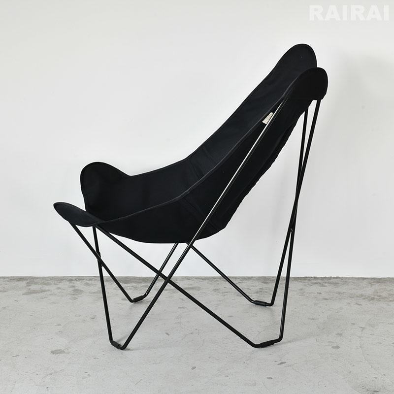 CUERO（クエロ） BKF バタフライチェア コットンキャンバス ブラック