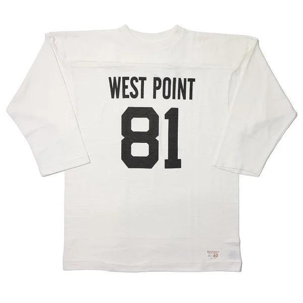 ネコポス送料200円 ウエアハウス 4063 7分袖フットボールTシャツ WEST
