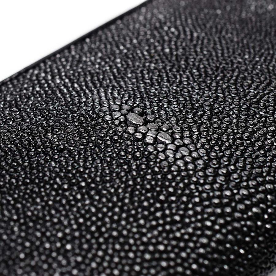 ラウンドファスナー 長財布 本革 エイ革 メンズ レディース 財布 人気