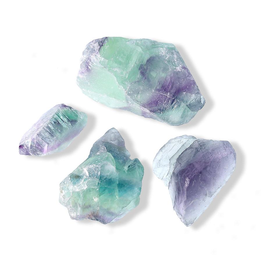 チャーム（charm） 形状お任せ レインボーフローライト（蛍石