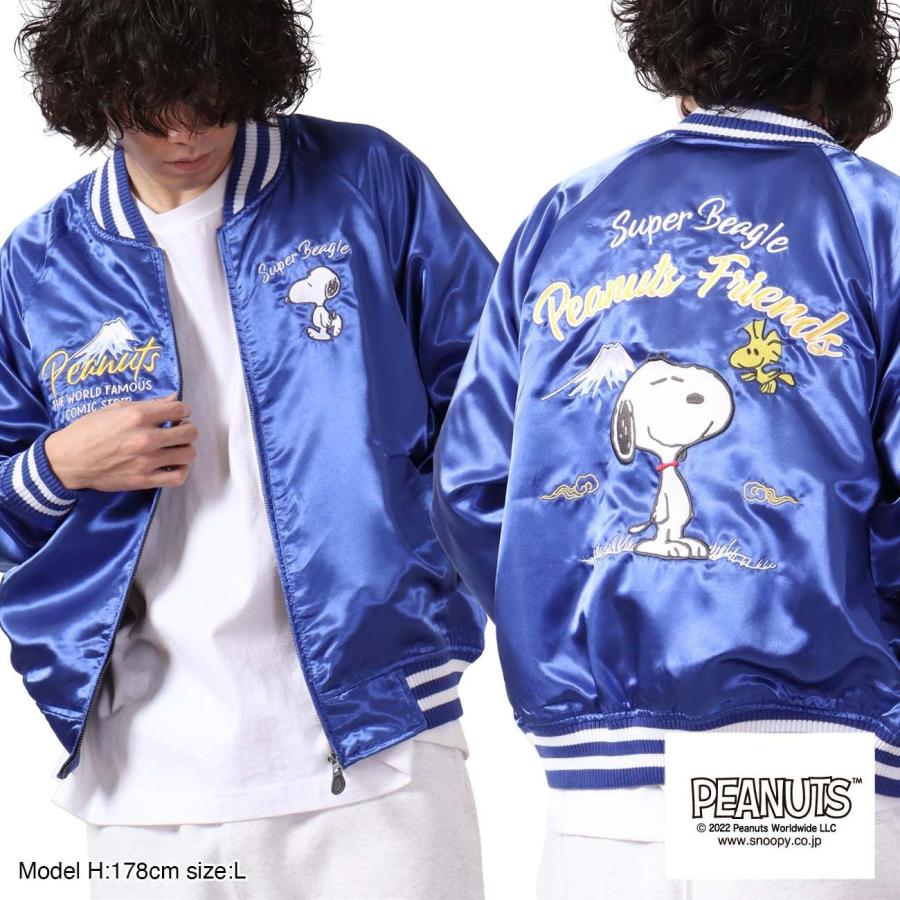 SNOOPY（スヌーピー） スカジャン アウター ウッドストック 刺繍