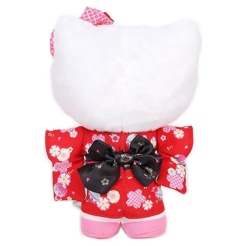 ハローキティ ぬいぐるみ 着物 和風 豪華な和柄の着物シリーズ