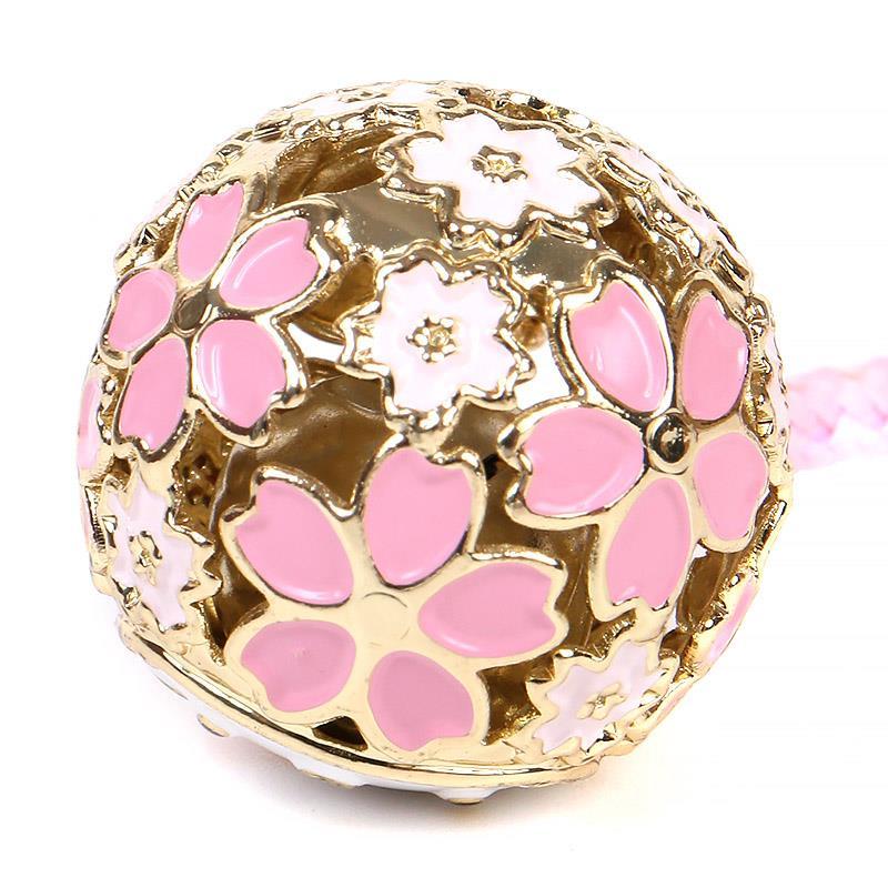 ハローキティ 鈴根付 桜 さくら ピンク 和風 ストラップ 縁起 グッズ