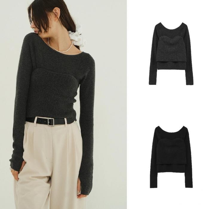 CLANE（クラネ） 正規商品 ビスチェ セット ニット トップス BUSTIER