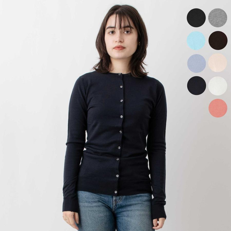 JOHN SMEDLEY（ジョンスメドレー） レディース ラウンドネック長袖