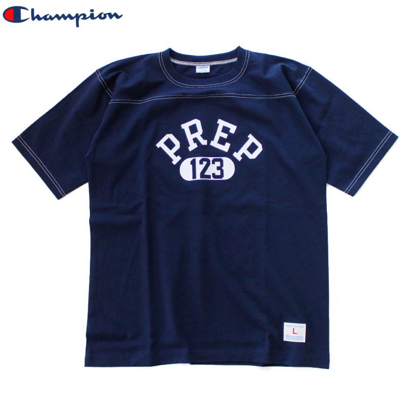 Champion（チャンピオン） 復刻ヴィンテージ フットボールTシャツ