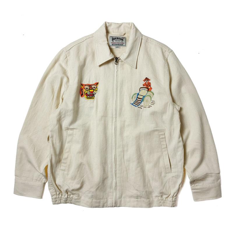 HOUSTON（ヒューストン） ベトジャン ベトナムジャケット 虎 トラ 刺繍