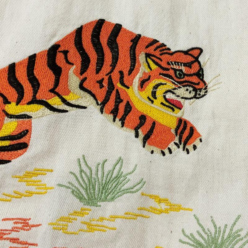 HOUSTON（ヒューストン） ベトジャン ベトナムジャケット 虎 トラ 刺繍