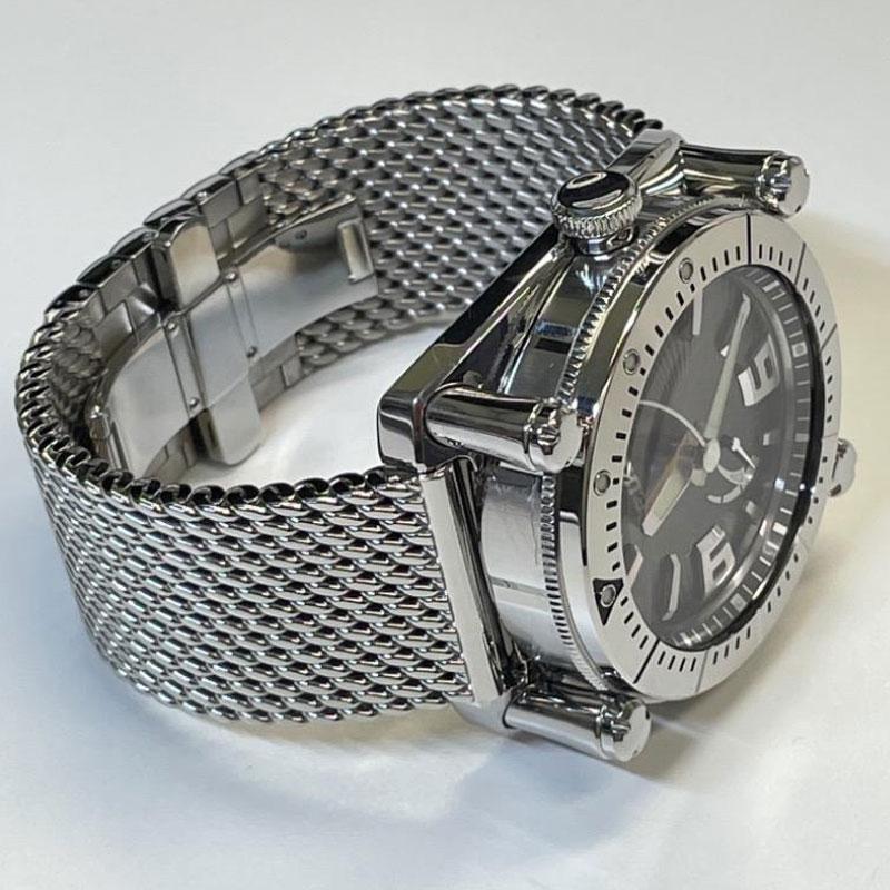 時計ベルト バンド HERMANN STAIB（ドイツ製）プッシュ式バックル