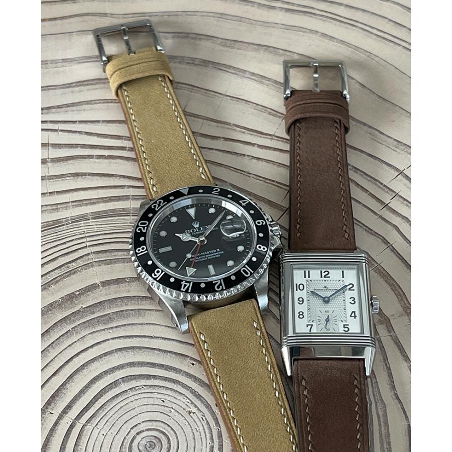 時計ベルト バンド 腕時計バンド CHRONOWORLD LMシリーズ Nubuck