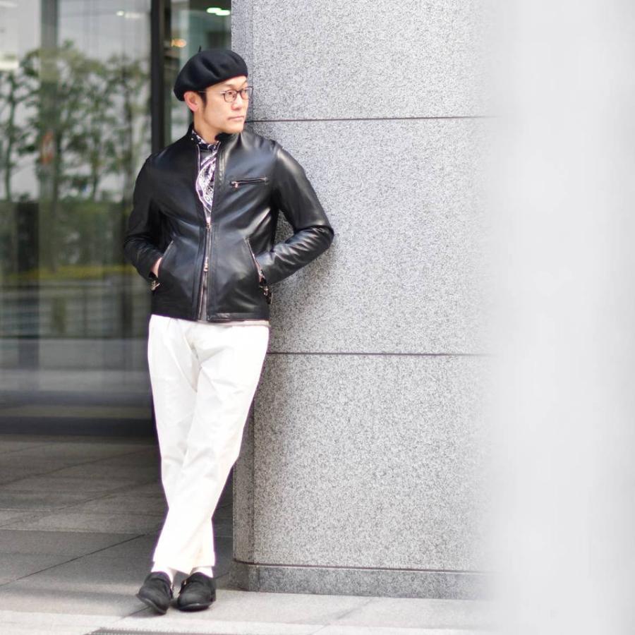 CINQUANTA【チンクアンタ】シングルライダースジャケット H502 1010