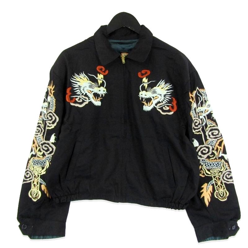 Rock a Beat PINK DRAGON ピンクドラゴン スカジャン 80s FDC ジップ