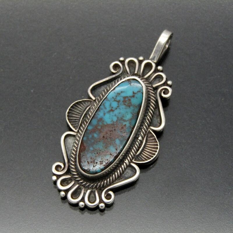 Howard Nelson ナバホ族 ペンダント ターコイズ ハワードネルソン