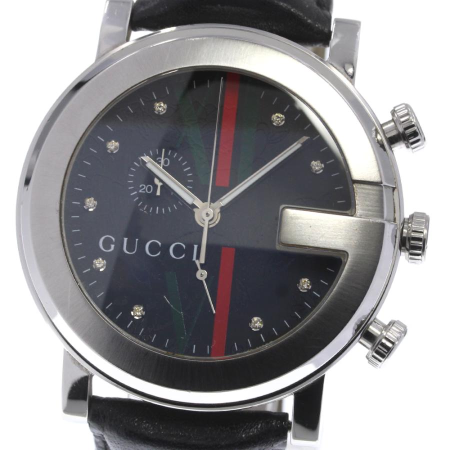 GUCCI（グッチ） 【GUCCI】グッチ 101M クロノグラフ 9Pダイヤ