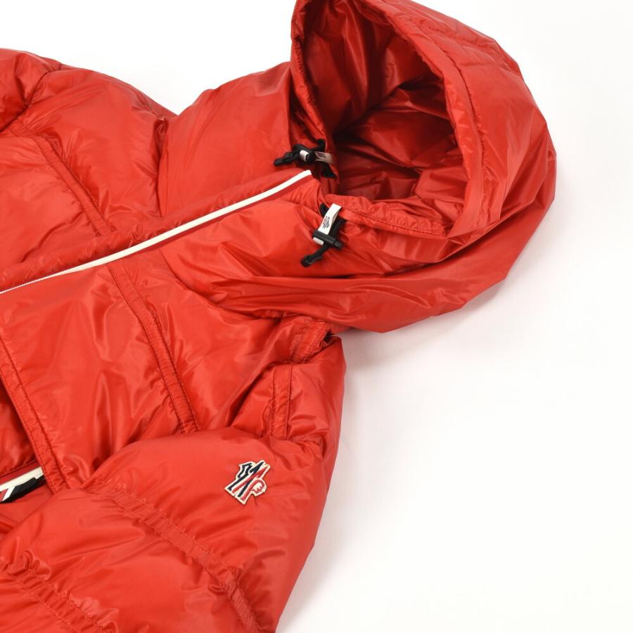 K756 美品 S モンクレール ブルガリ ダウンジャケット レッド