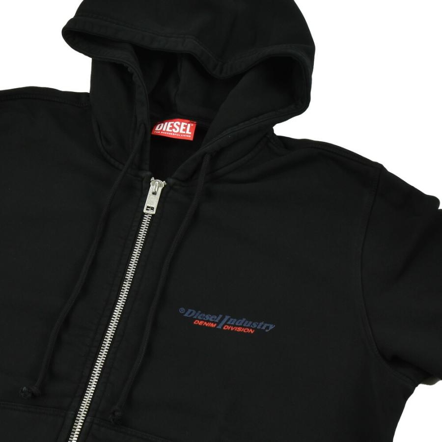 DIESEL ハイブリッド パーカー ジャンパー ブルゾン ブラック 黒 M