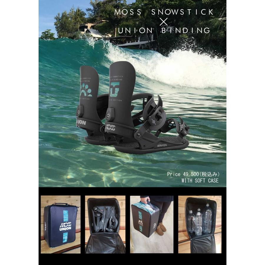 UNION BINDING 2022/23 MOSS SNOWSTICK X UNION BINDING コラボ STRATA