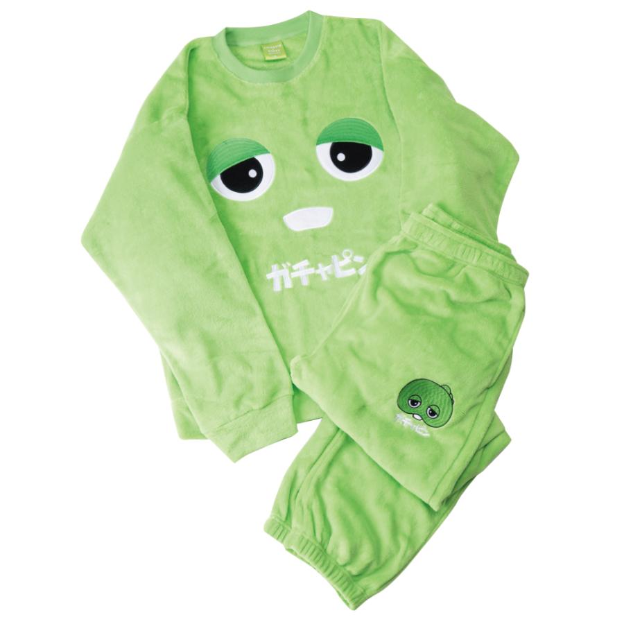 4L/新品 ガチャピン ムック ボアフリース トレーナー スウェットパンツ