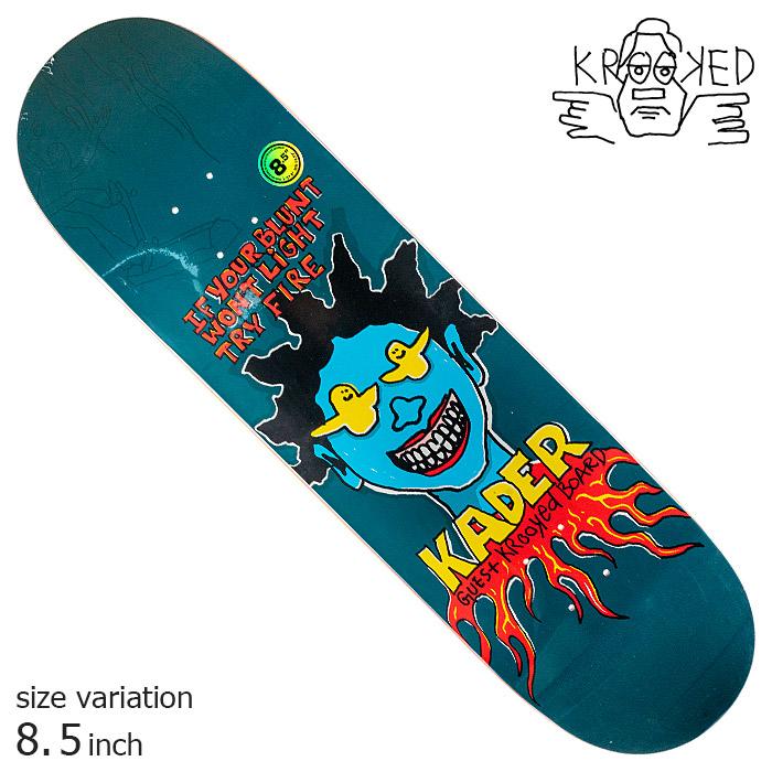 KROOKED（クルキッド） KROOKED KADER GUEST 8.5 inch デッキ スケート