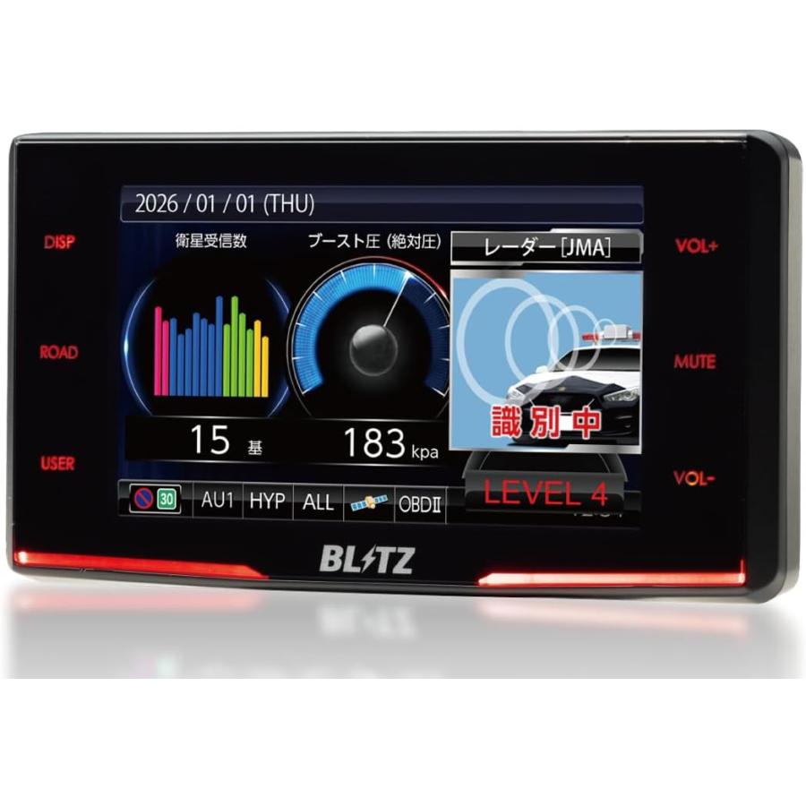 BLITZ（ブリッツ） 2026年最新 レーザー＆レーダー探知機 OBDII