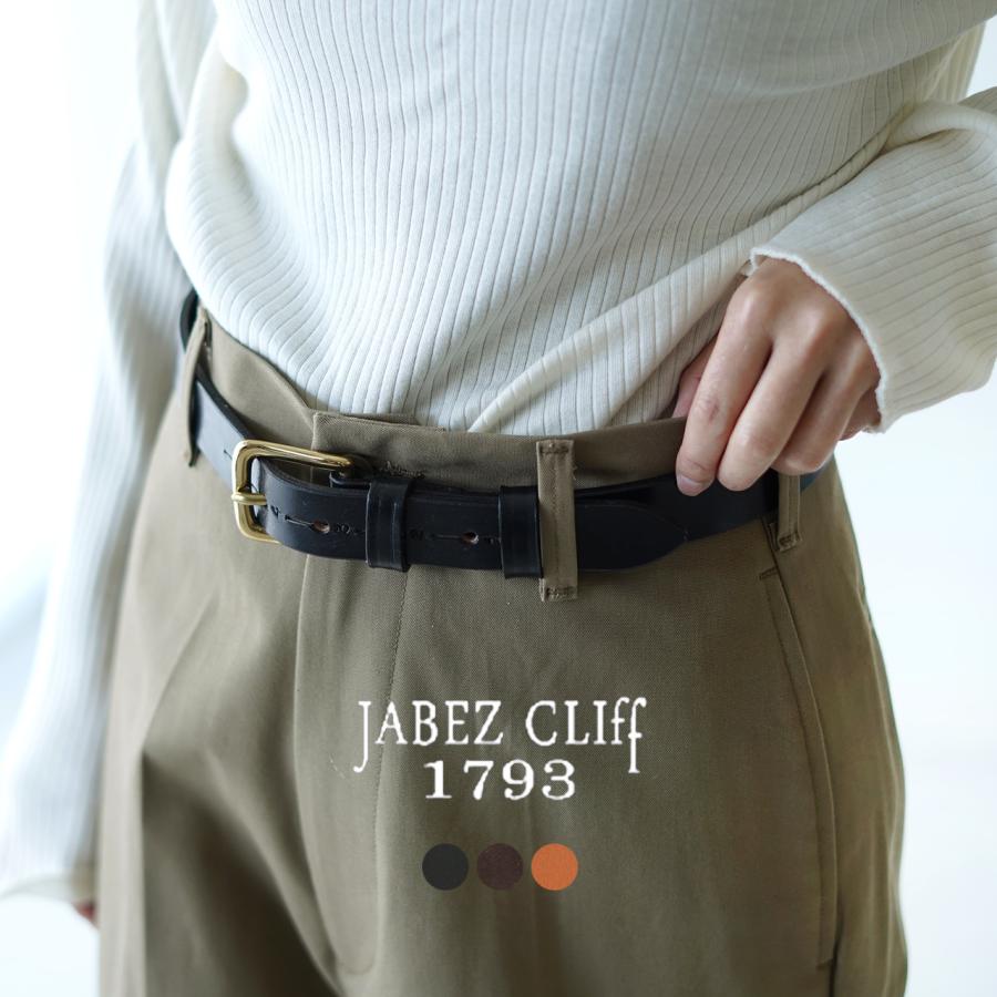 JABEZ CLIFF（ジャベツクリフ） レザーベルト STIRRUP BELT 2.8cm