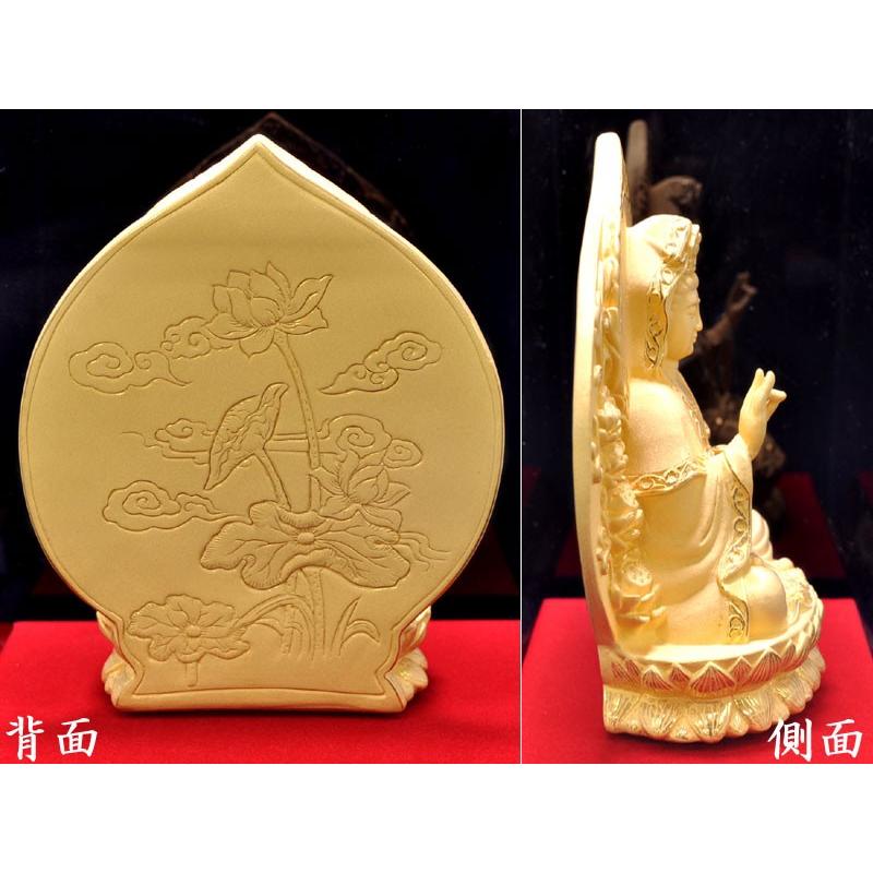 仏像 絨沙金工芸 金の観音菩薩像 風水グッズ : 中国貿易公司ctc