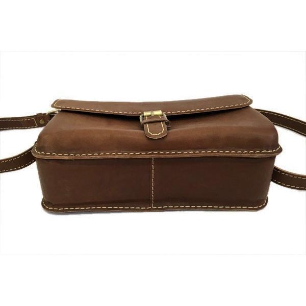 SALE / マグネット 開閉 ナチュラル レザー ショルダーバッグ KL-VER