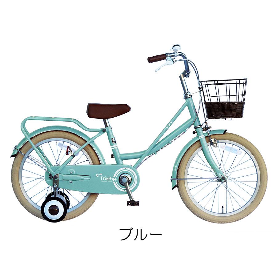 TRINITYplus キッズバイク 半藤カゴ 子供用 自転車 18インチ 本体 男