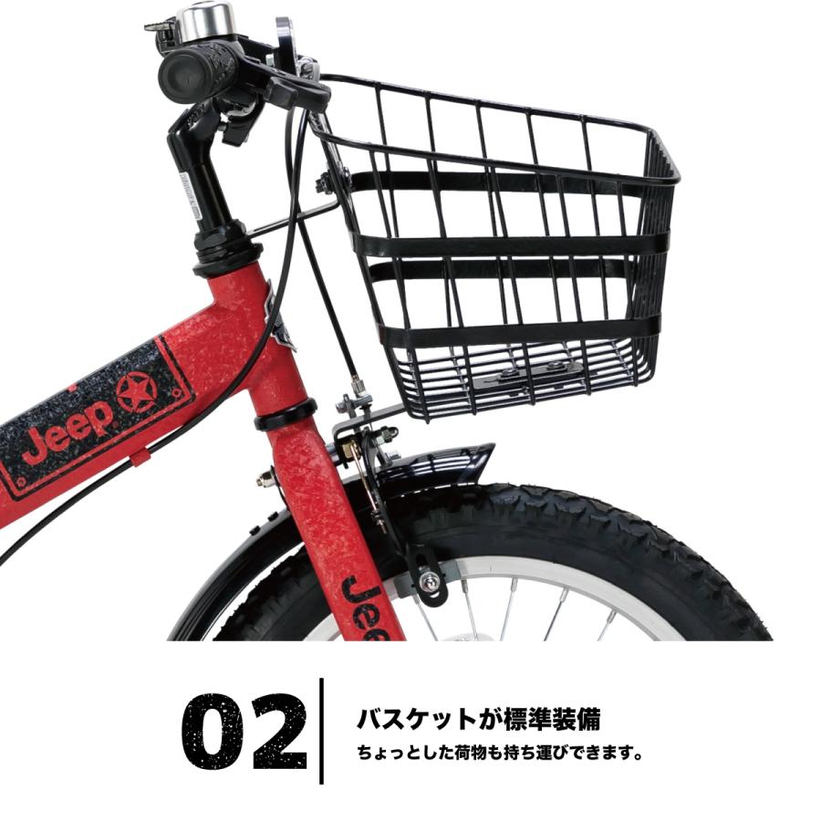 型落ち特価品】JEEP ジープ キッズサイクル 18インチ JE-18G オリーブ