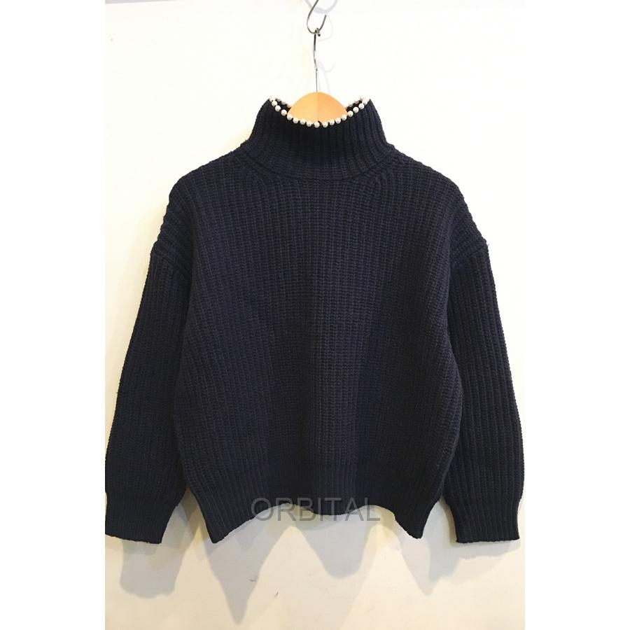 二子玉) SEVEN TEN セブンテン パールネックタートルニット セーター