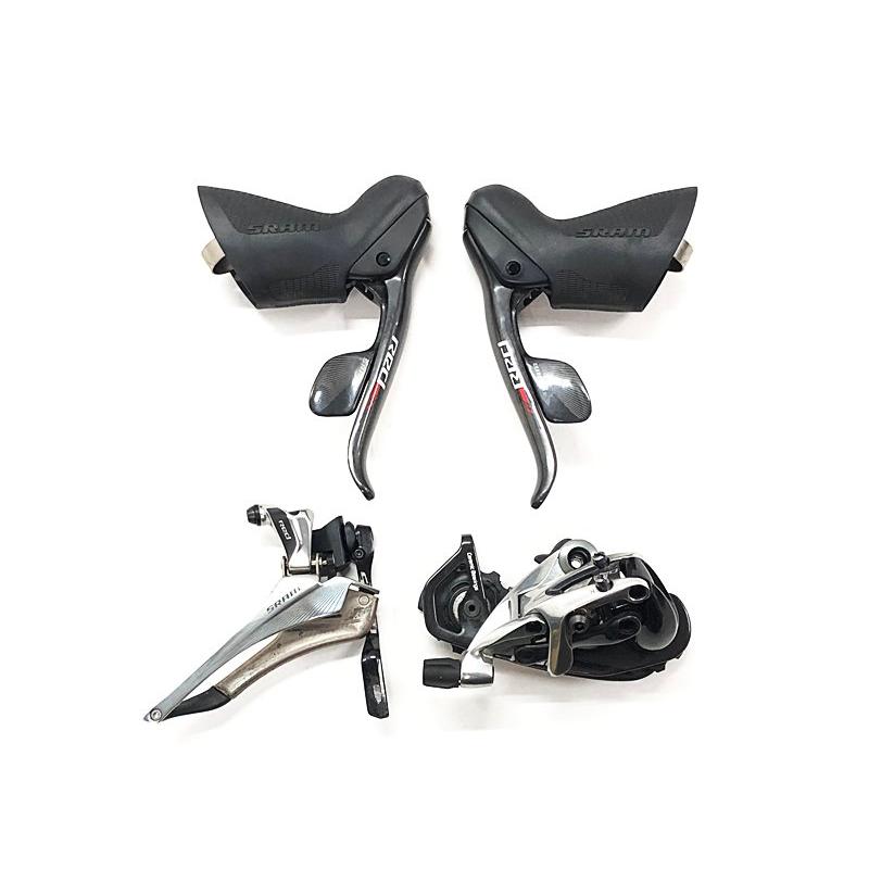 スラム SRAM RED22 レッド22 シフター、FD、RDセット 機械式 リム