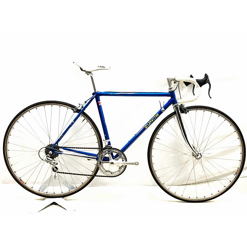 ズノウ ZUNOW クロモリロードバイク SHIMANO 600 ブルー : サイクル