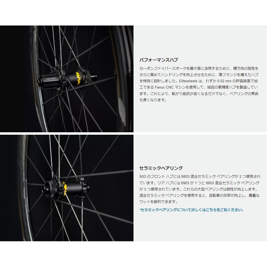 ELITEWHEELS エリートホイール Drive 50D ドライブ ディスクブレーキ