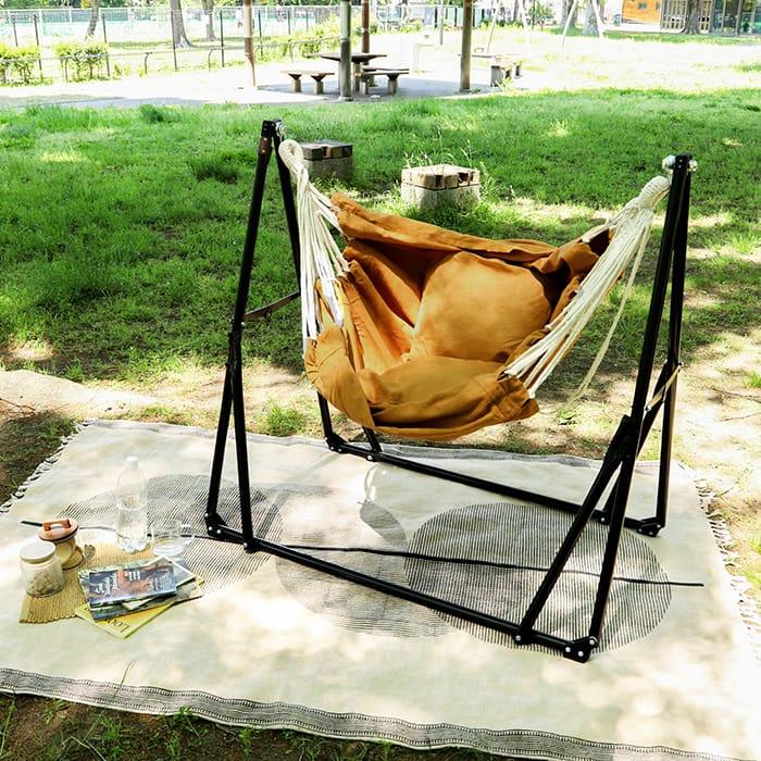a.depeche（アデペシュ） 自立式 3way ハンモック 室内 屋外 一人用 5