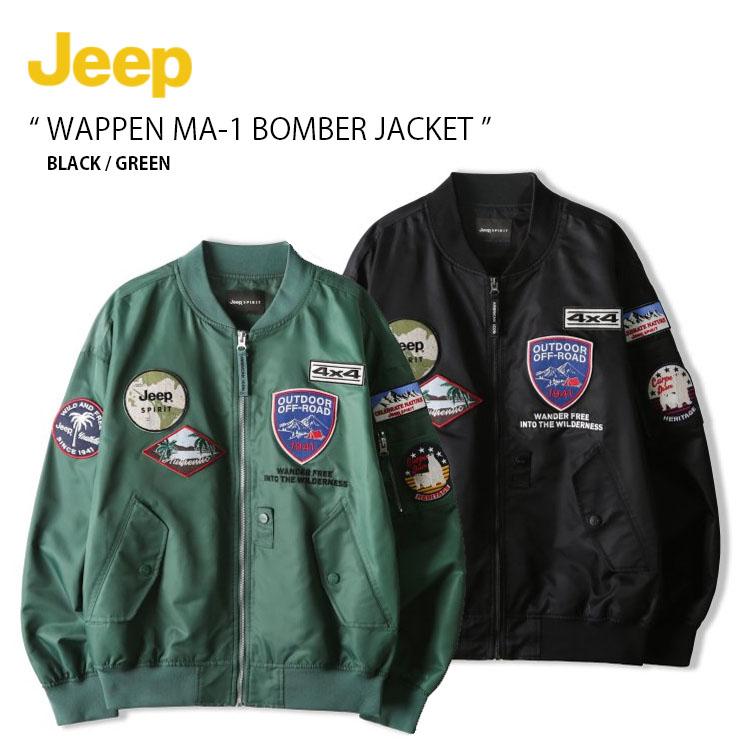 Jeep ジープ ボンバージャケット WAPPEN MA-1 BOMBER JACKET ワッペン